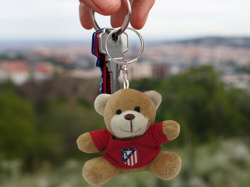 Atlético de Madrid Teddy Bear Keychain 10cm