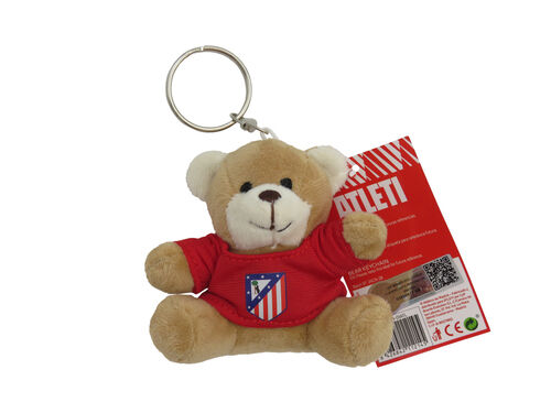 Atlético de Madrid Teddy Bear Keychain 10cm