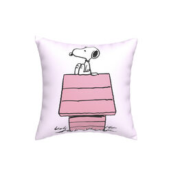 Snoopy Cushion Collection Stand Pink 35cm