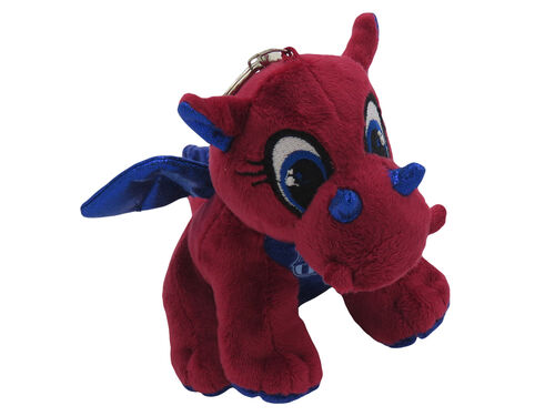 FC Barcelona Plush Dragon Keyring 13cm