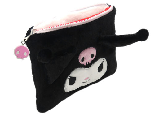 Sanrio Hello Kitty Hello Kitty+ Kuromi Reversible Plush Toiletry Bag 24CM