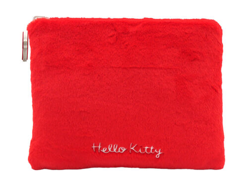 Sanrio Hello Kitty Hello Kitty+ Kuromi Reversible Plush Toiletry Bag 24CM