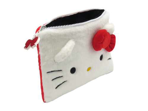 Sanrio Hello Kitty Hello Kitty+ Kuromi Reversible Plush Toiletry Bag 24CM