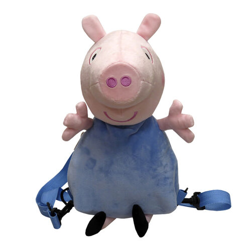 Peppa Pig 3D Plush Backpack - George 28CM