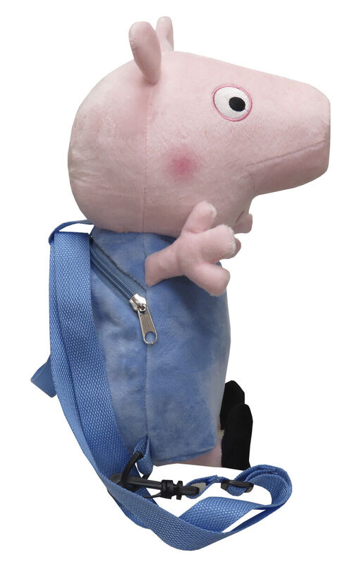 Peppa Pig 3D Plush Backpack - George 28CM