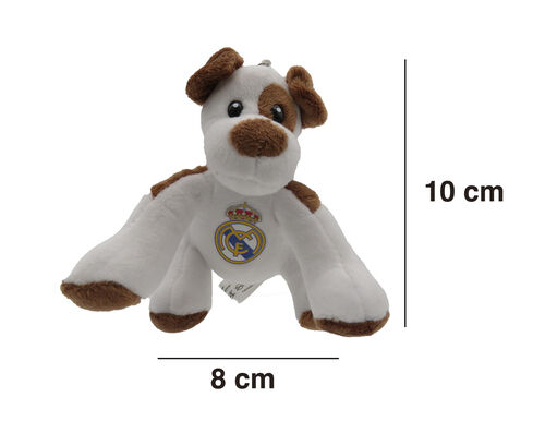 Real Madrid Plush Dog Keychain 10cm
