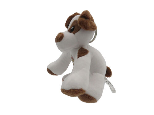 Real Madrid Plush Dog Keychain 10cm