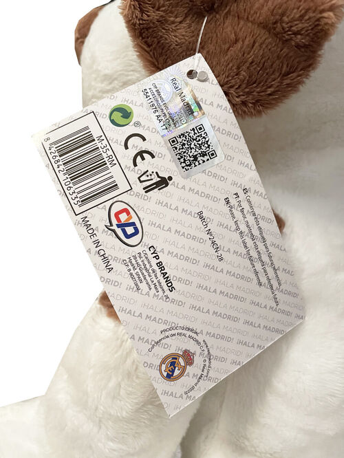 Real Madrid Plush Dog 30 cm