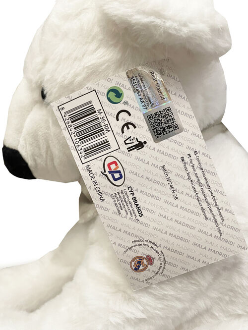 Real Madrid Polar Bear Plush 30cm