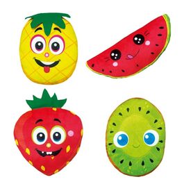 FRUITS, WATERMELON, KIWI, STRAWBERRY, PINEAPPLE 20 CM
