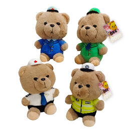 BEE Plush Bear Uniform Teddy 4Mod 23cm