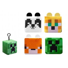 Minecraft plush New cube clip on 8cm, 4 assorted models