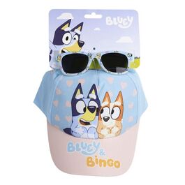 BLUEY & BINGO CAP AND GLASSES SET 53 CM