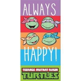 NINJA TURTLES ALWAYS HAPPY TOWEL 70X140 CM