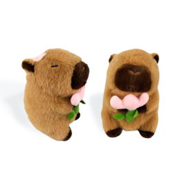 BEE Plush Capybara Flower 20Cm