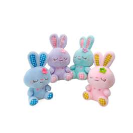 BEE Plush Shy Four-Colored Rabbit 4Mod ASST