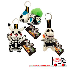 Fossil Pets Friends Keychains 12-14cm 3Mod ASST