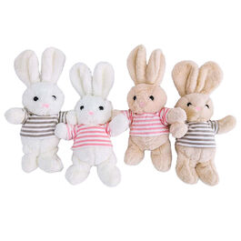 BEE Plush Fluffy Striped Rabbit 4Mod 20-25cm