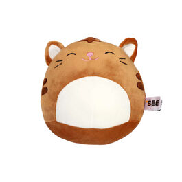 BEE Plush Brown Cat Cushion 20cm
