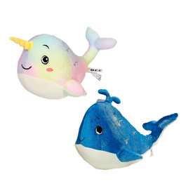 BEE Plush Ballena & Dolphin 2Mod 50cm