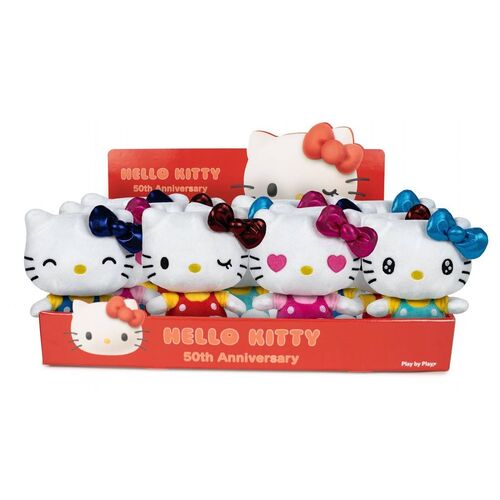 Hello kitty 50th Anniv 16CM 4 ASST