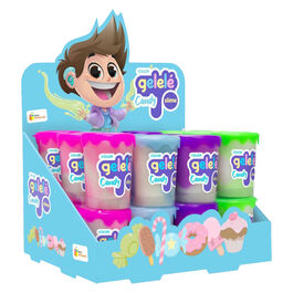 Gelelé Slime Pot 180gr 4x24 Candy Color