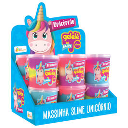 Gelelé Slime Bucket 457gr 3x12 Unicorn