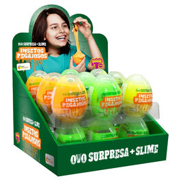 Gelelé Slime OVO Surprise 98gr 4x18 Sticky Insects