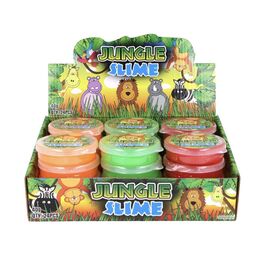 Slime Jungle Animal Tubs (7cm x 2cm) 3Mod ASST Colours