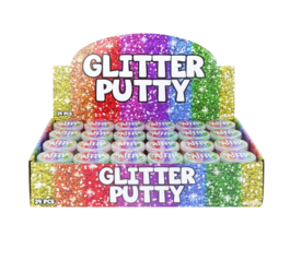 Slime Putty Glitter crystal 2 Layer 60gr (6cm x 4.5cm)