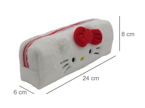 Sanrio Hello Kitty Plush Pencil Case 24cm x 6cm x 8cm