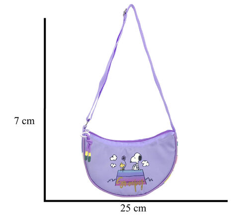 Snoopy Multi-Position Half Moon Bag