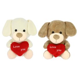 Fat Dog with Heart 12cm