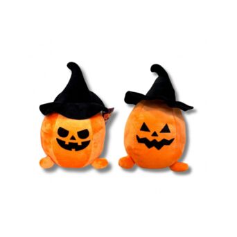 HALLOWEEN PUMPKIN WITH HAT 23CM 2 MODELS