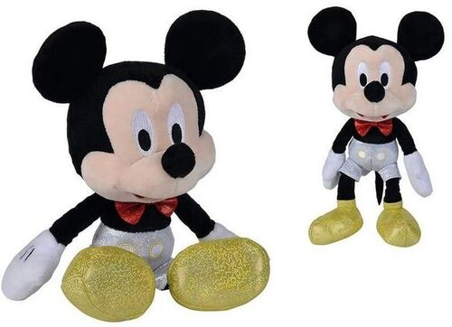 Disney Mickey Mouse 100th Plush Sparkly 25cm