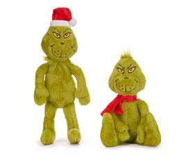 GRINCH 2 MOD ASST 100 cm WITH HAT AND SCARF