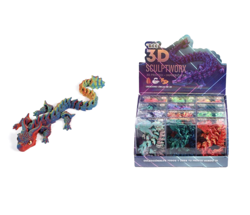 The BEE 3D structure 31cm - Dragon
