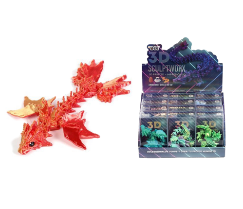 The BEE 3D structure 14cm - Dragon