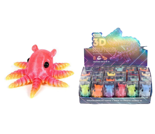 The BEE 3D structure 8.5*3.5cm - sea ​​animal