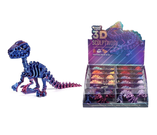 The BEE 3D structure 22*8.5cm - dinosaur