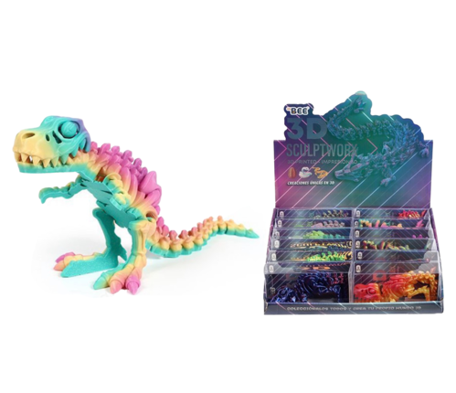 The BEE 3D structure 24*4cm - dinosaur