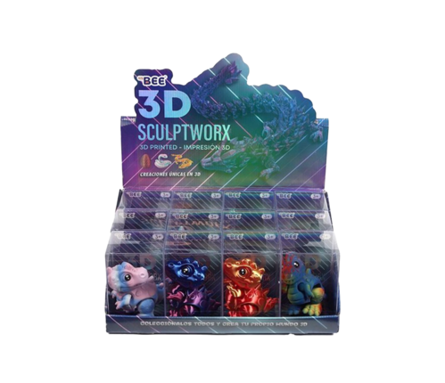 The BEE 3D structure 14*7cm - Cute Dinosaur