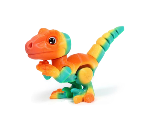 The BEE 3D structure 140*5cm - Cute Dinosaur