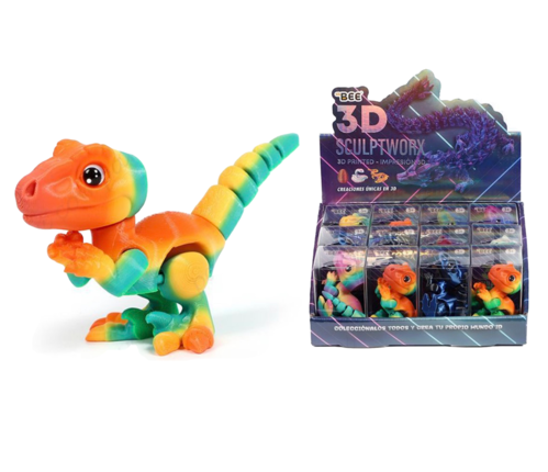 The BEE 3D structure 140*5cm - Cute Dinosaur