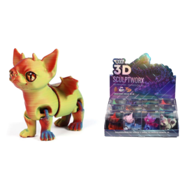 3D Printed 12cm - Cat Dragon