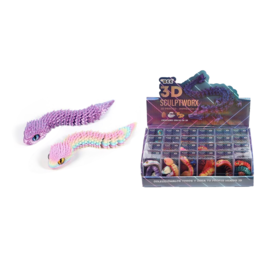 3D printed with 2 pieces 10cm Snake