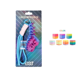 3D Printed keychain dinosaur head 25cm