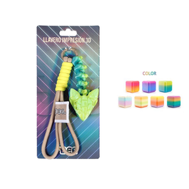 3D Printed keychain dinosaur head 25cm