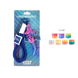 3D Printed keychain Triceratops Dinosaur 25cm