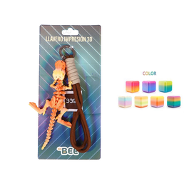 3D Printed keychain velociraptor 25cm